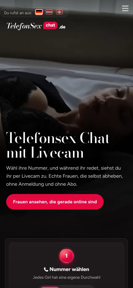 telefonsexchat.de auf dem Handy